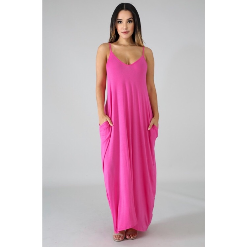 💕Last one 💕Pink Maxi Dress
